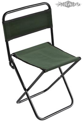 Rybárska stolička s operadlom (30 x 38 x 59 cm)(Zelená)