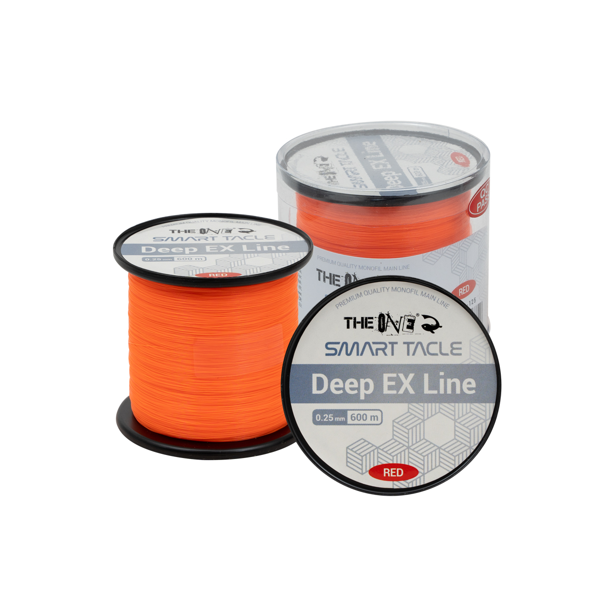 THE ONE VLASEC DEEP EX LINE SOFT RED  0,22 mm	600 m