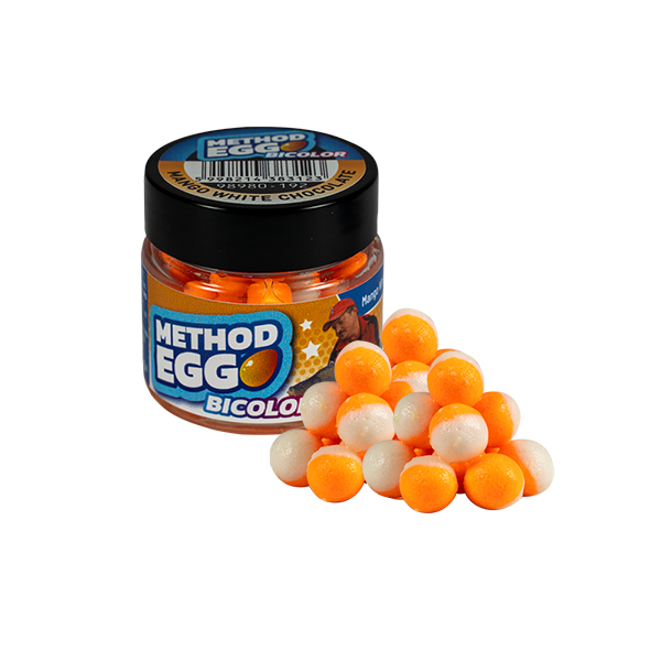 Benzár Bicolor Method Egg 6-8mm Čokoláda-pomaranč