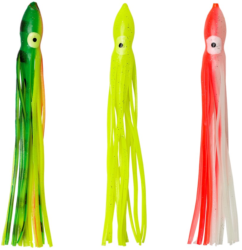 A-STATIC OCTOPUSES 15CM 3 PCS FTG/YEL/MARLBORO