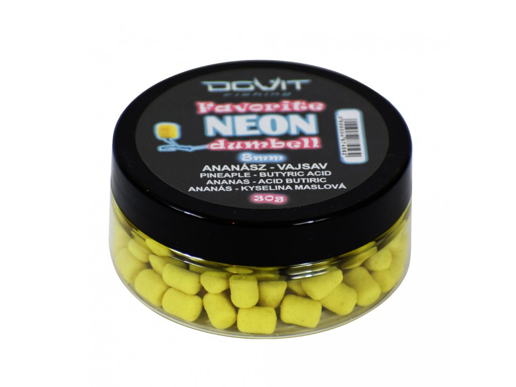 Favorite dumbell Neon 5mm - ananás-kys. maslová