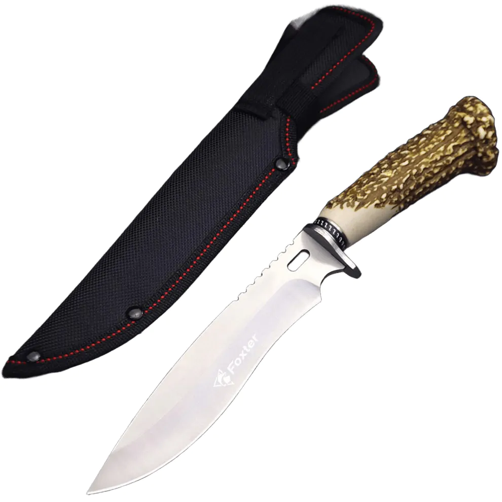 FOXTER® Vojenský lovecký nôž Finka s puzdrom 29 cm