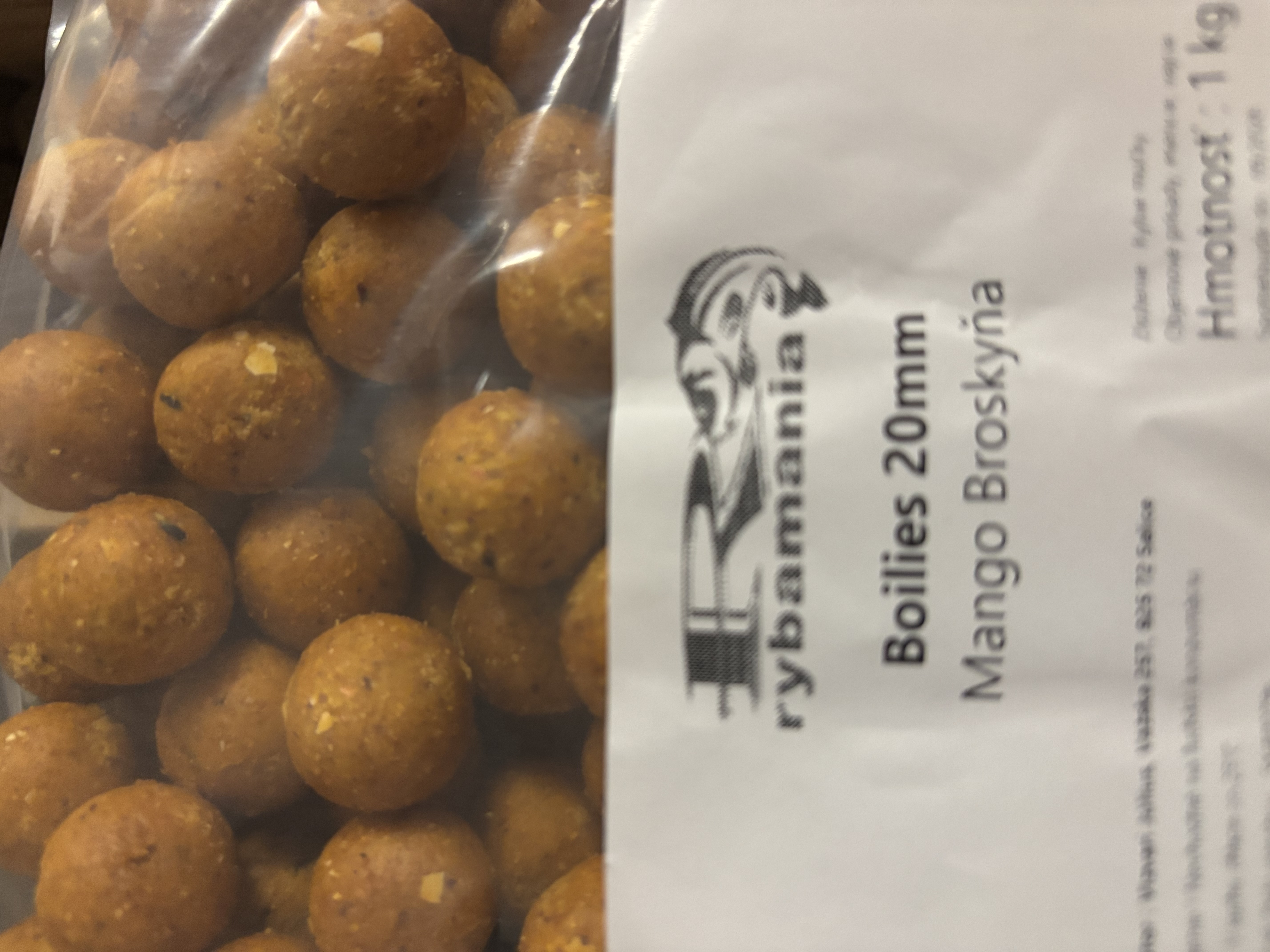 BOILIES 1KG MANGO BROSKYŇA 20MM