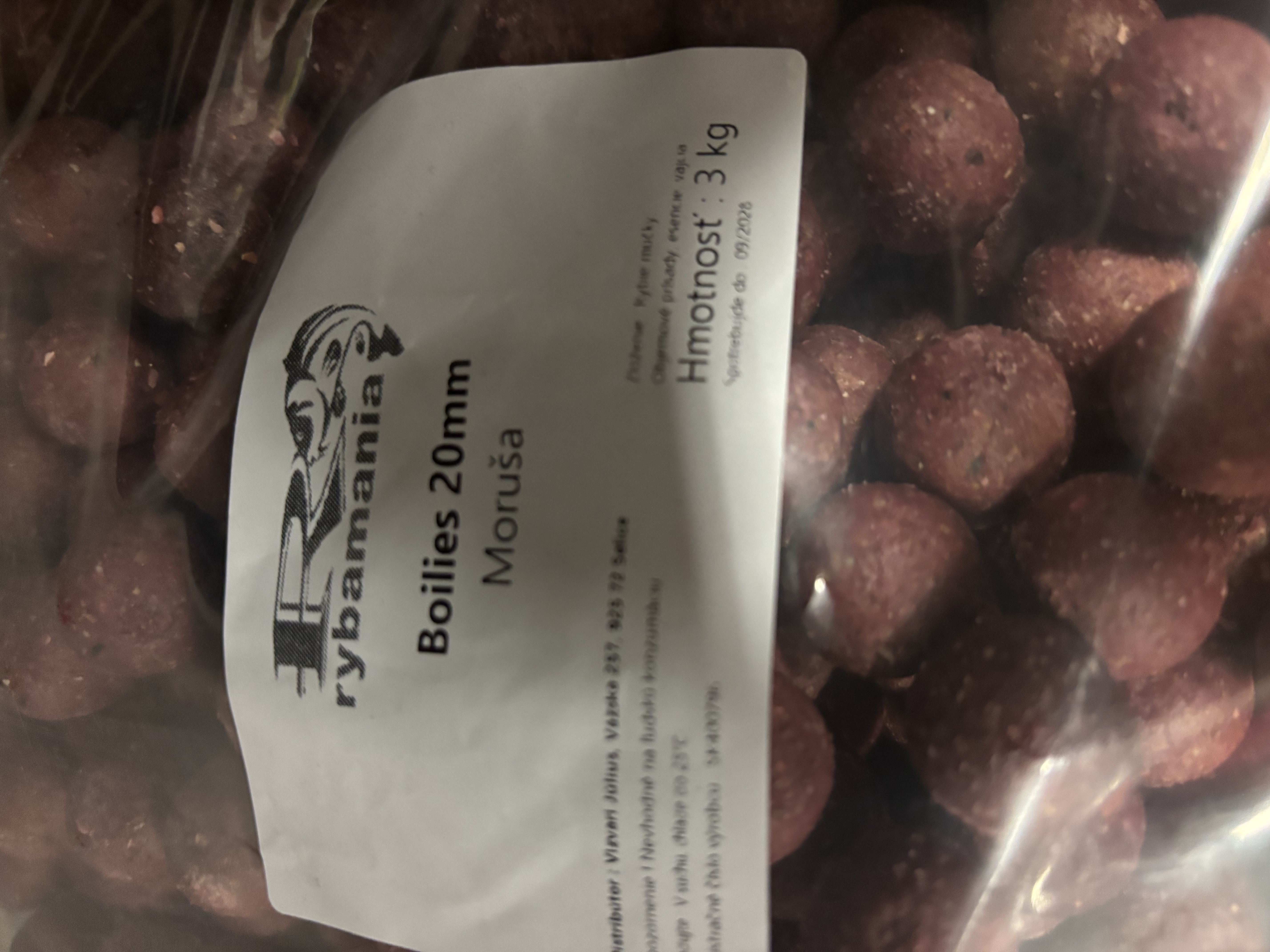 BOILIES 3KG MORUŠA 20MM