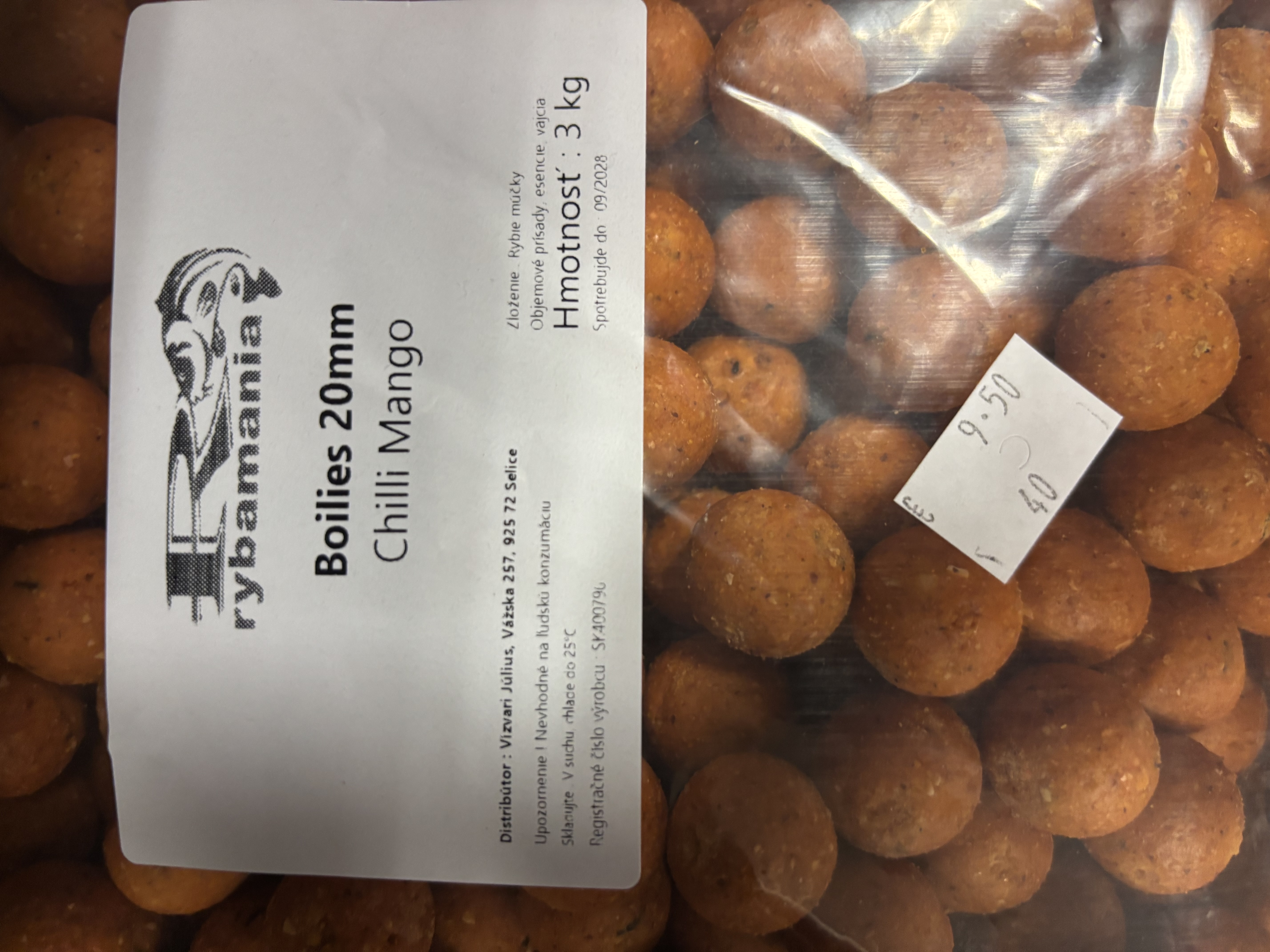 BOILIES 3KG CHILLI MANGO 20MM