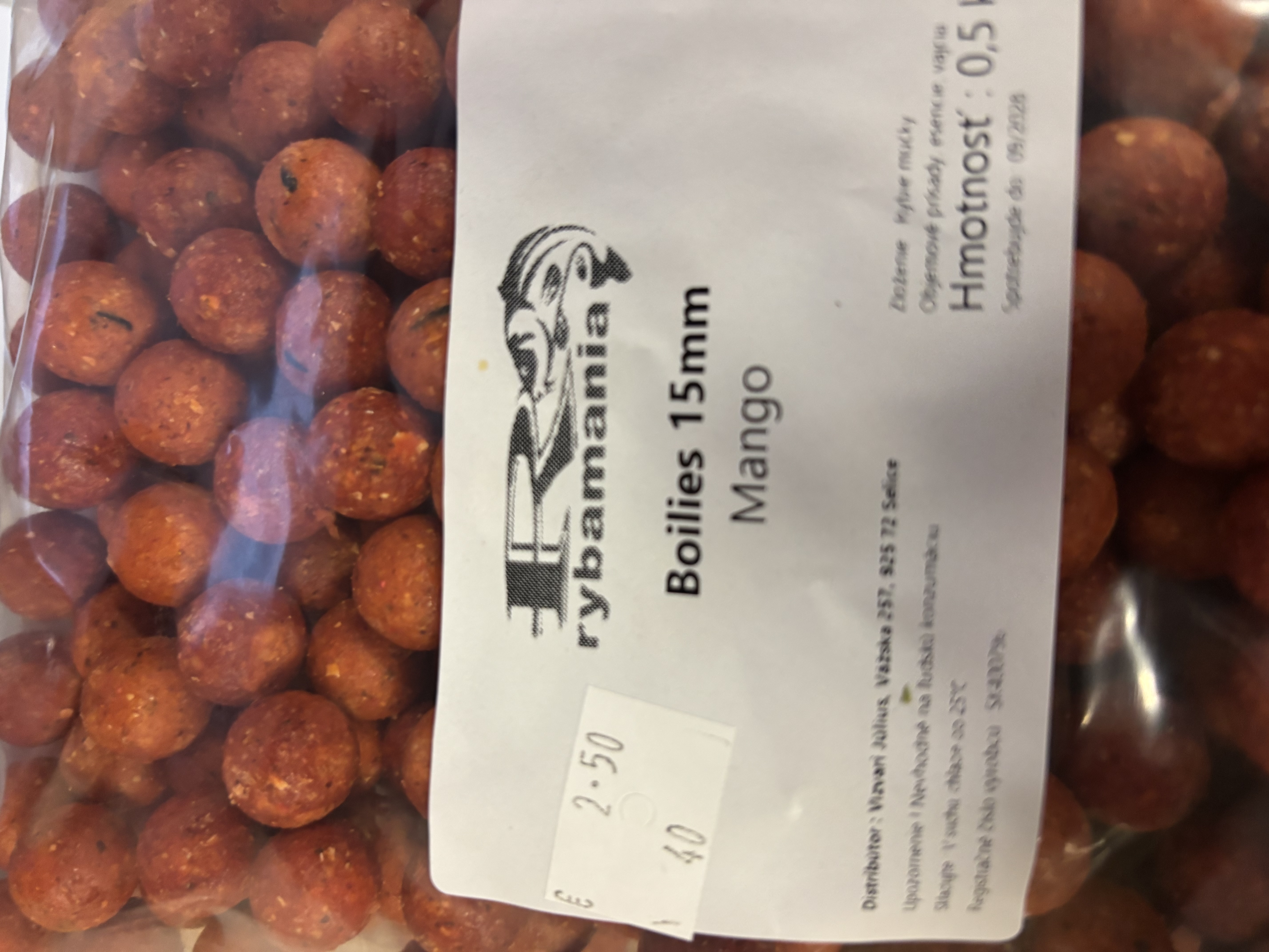BOILIES 500GR MANGO 15MM