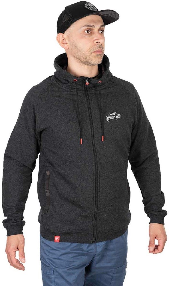 Fox Rage Mikina Voyager Hoody Dark Grey XXL