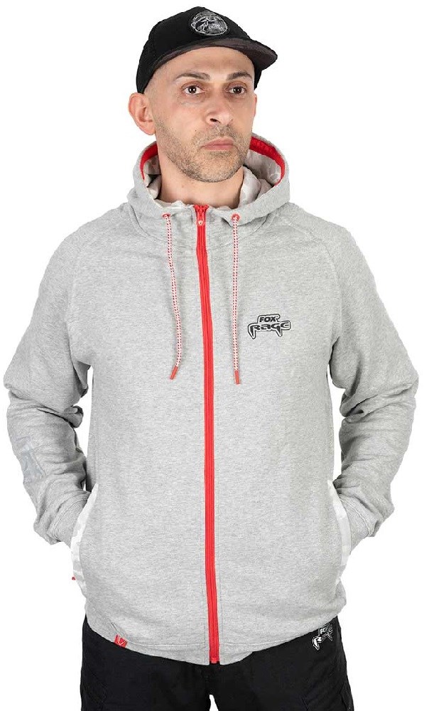 Fox Rage Mikina Voyager Hoody Light Grey M