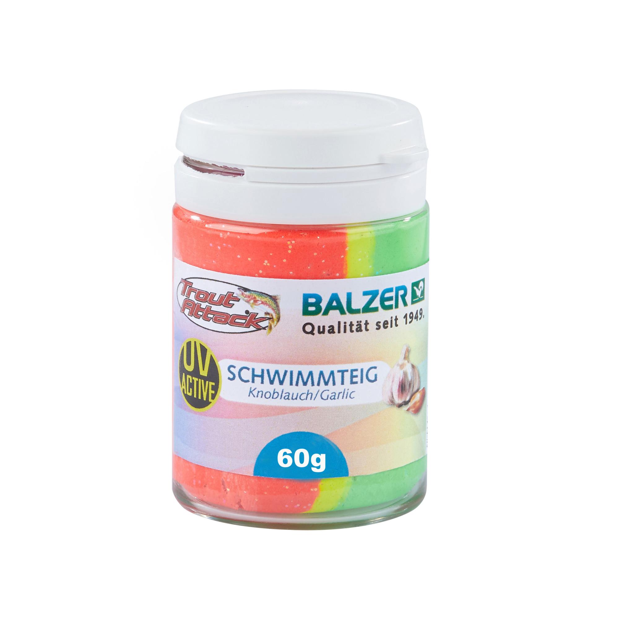 Balzer Cesto Trout Attack Trout Dough Cesnakový dúhový UV-aktívny