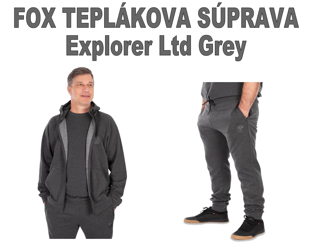 Fox Tepláky + Mikina Explorer Ltd Grey / L
